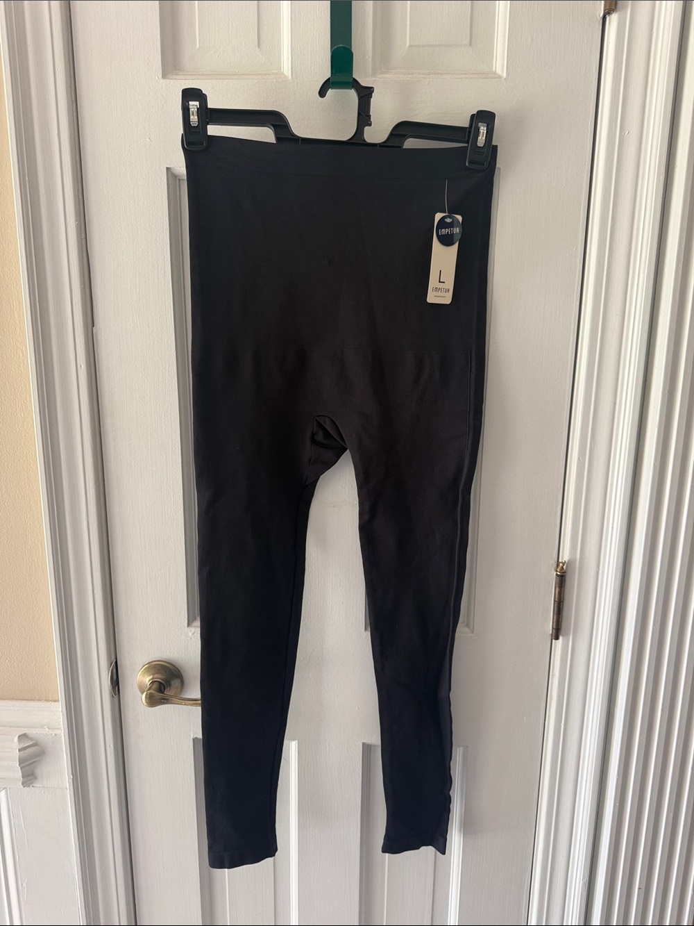 Shaping Black High-Waist Leggings - Picture 1 of 6